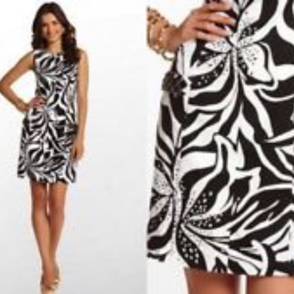 LILLY PULITZER Beaded Forsythia Dress Sz.6 MINT! - Picture 2 of 7